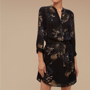 Babaton Bennett Dress - Midnight Blue - Size L